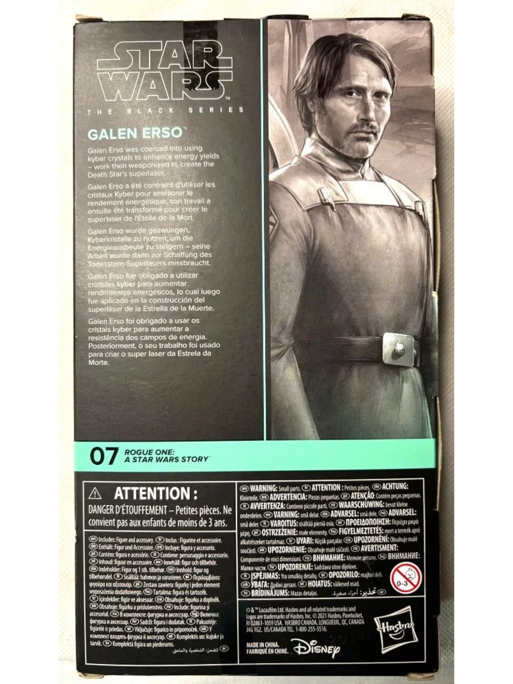Star Wars The Black Series Galen Erso Action Figure Rogue One Collectible